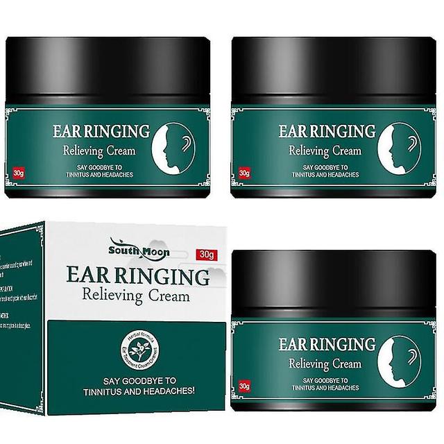 3x Ear Ringing Relieving Cream,tinnitus Treatment Cream,natural Plant Soothing Tinnitus Ear Care on Productcaster.