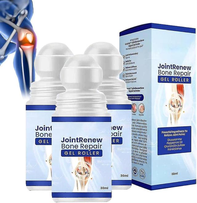 Bone Repair Gel Roller, Natural Roll-on Repair Gel, Joint And Bone Repair Gel Roller For Joint And Muscle Pains, Back, Neck-XT 3Pcs on Productcaster.