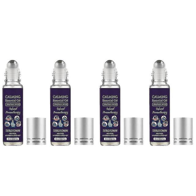 8 stk feromon parfyme, Sundazee feromon olje, naturlig roll-on feromon infundert essensiell olje Anti angst serotonin lavendel 4Pcs on Productcaster.