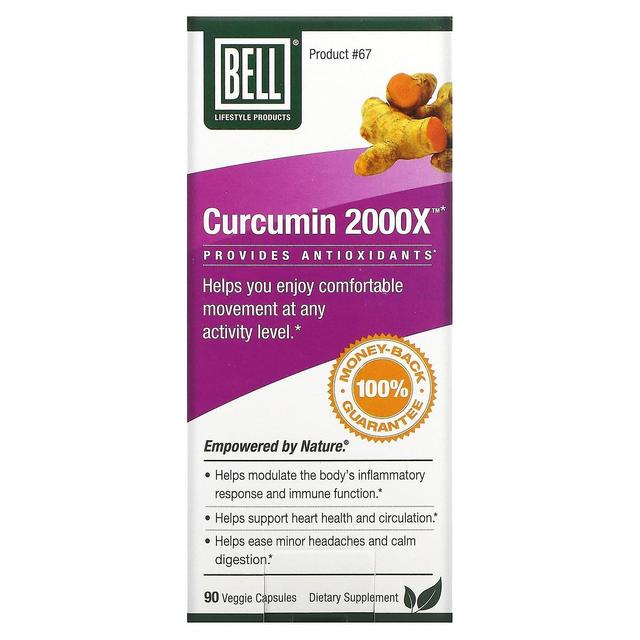 Bell Lifestyle, Curcumin 2000X, 90 vegetarische Kapseln on Productcaster.