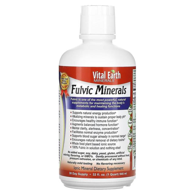 Vital Earth Minerals Minerały ziem witalnych, Fulvic Minerals, 32 fl oz (946 ml) on Productcaster.