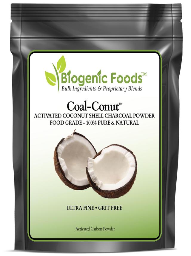 Prescribed For Life Coal-Conut - Activated Coconut Shell Charcoal Fine Husk Food Grade Powder (Ultra-Fine) - Organic Use Use 5 lb on Productcaster.