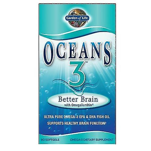 Garden of Life Oceans 3, Better Brain 90 Softgels (Pak van 1) on Productcaster.