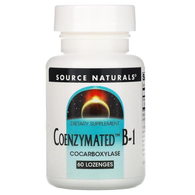 Source Naturals Källa Naturals, Coenzymated B-1, 60 Sugtabletter on Productcaster.