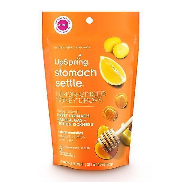 Upspring stomach settle nausea relief fast-acting drops, lemon ginger, 28 ct on Productcaster.