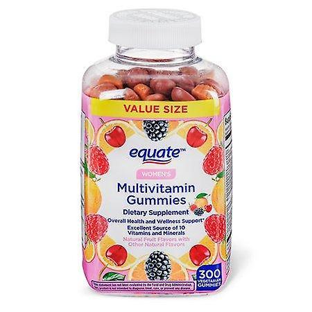 Equate women's multivitamin, 300 vegetarian gummies on Productcaster.