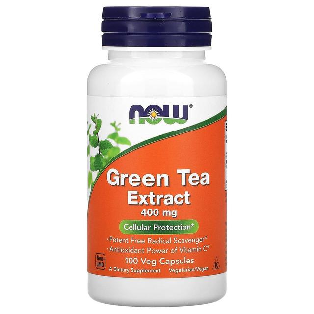 NOW Foods, Green Tea Extract, 400 mg, 100 Veg Capsules on Productcaster.