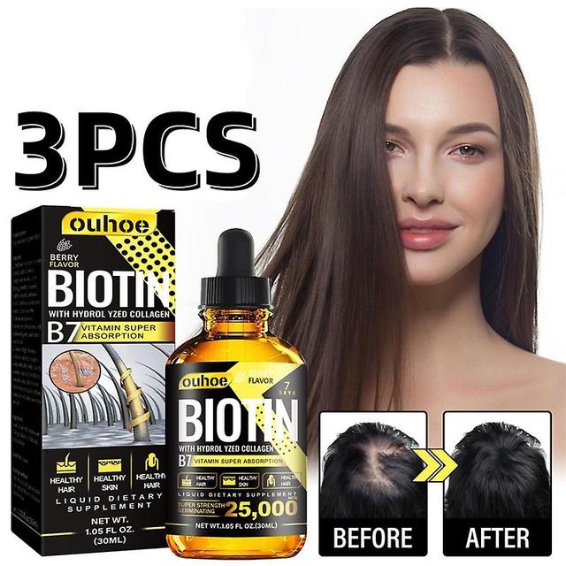 1-3x Biotin Hydrolyzed Collagen Essential Oil Anti Loss Regrowth 1X on Productcaster.