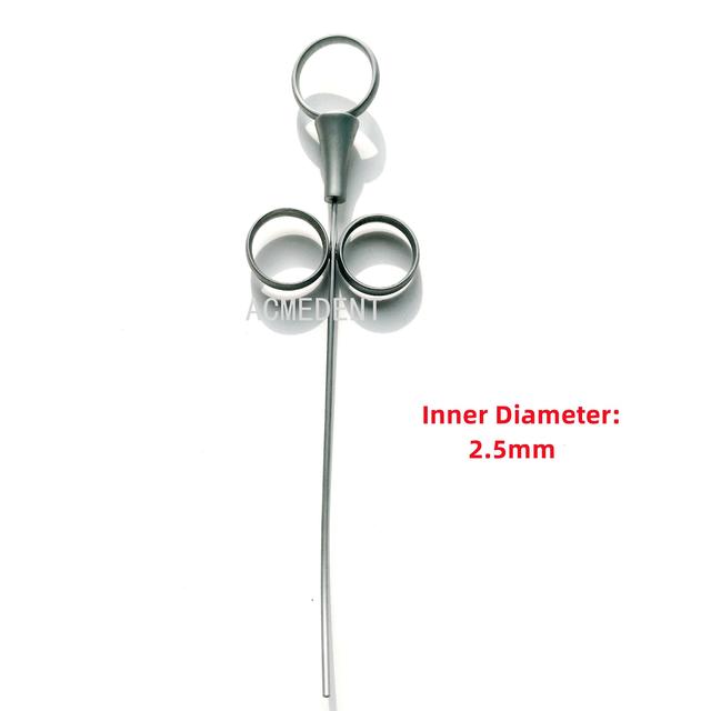 Atuto Dental Ss Powder Mta Plugger Applicator Bone Implant Collector Scraper Graft Injector Syringe Carrier Curved Head 2.5mm on Productcaster.