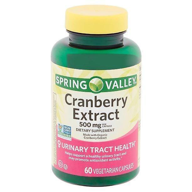 Spring valley cranberry extract vegetarian capsules, 500mg, 60 count on Productcaster.