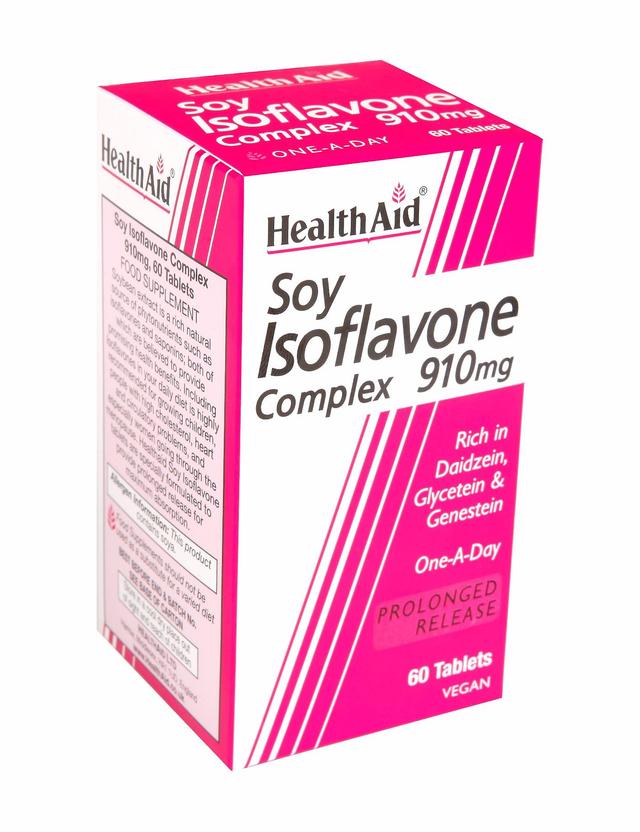 Health Aid Soya Isoflavone Complex 910mg, 60 Tablets on Productcaster.