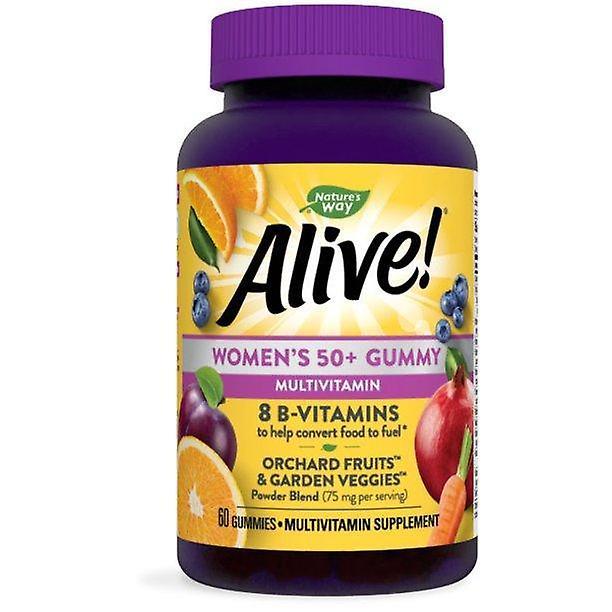 Alive! women's 50+ complete multivitamin gummy, berry, 60 ct on Productcaster.