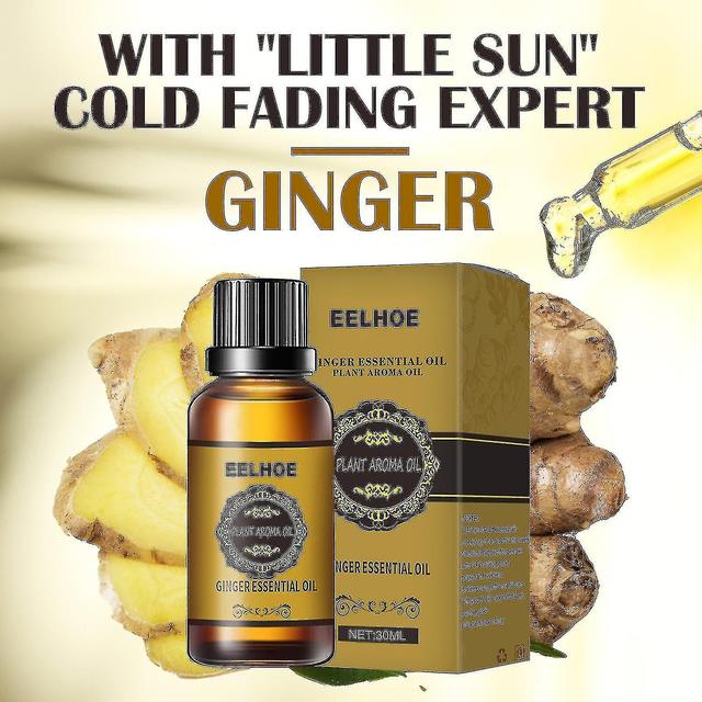 Ginger Plant Essential Oil Promote Metabolism Full Body Slim Massage O on Productcaster.