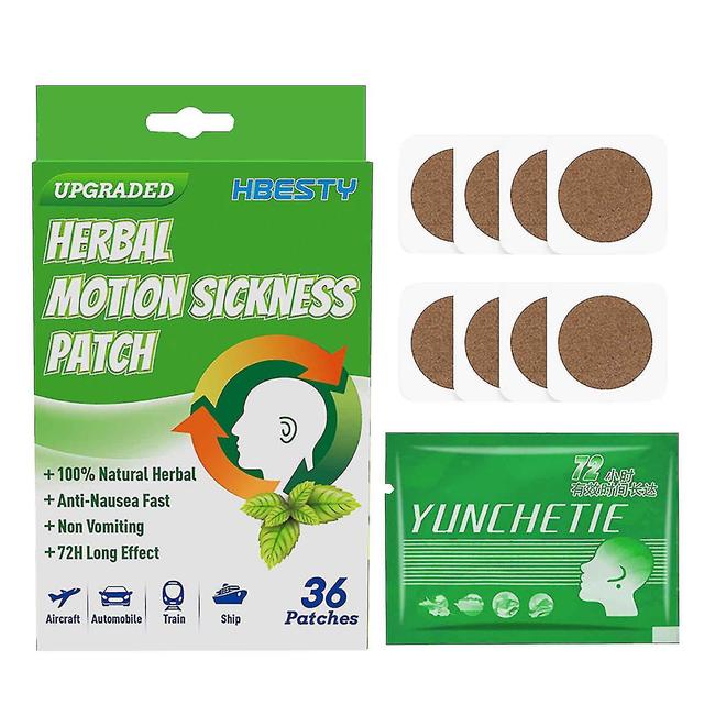 Youlaicai Herbal Carsick Patchcarsick, Seasick, Airsickfor Adults And Children36 Pieces on Productcaster.