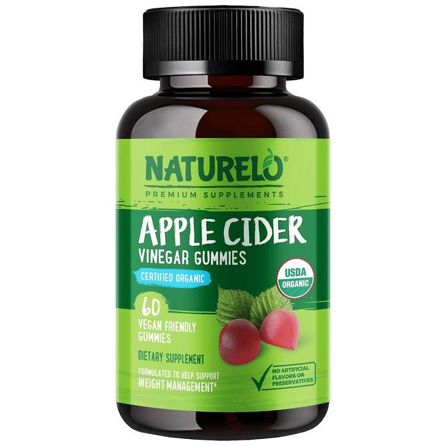 NATURELO, Apple Cider Vinegar Gummies, 60 Vegan Friendly Gummies on Productcaster.