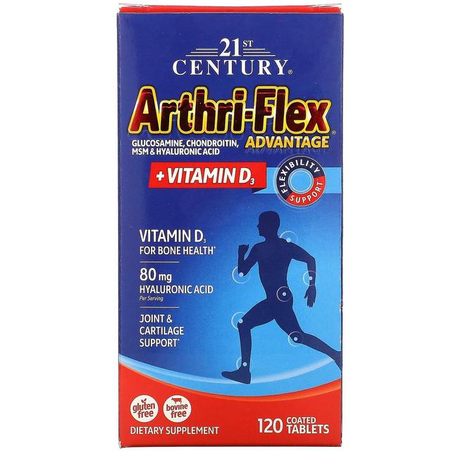 21st Century, Arthri-Flex Advantage + Vitamin D3, 120 Coated Tablets on Productcaster.