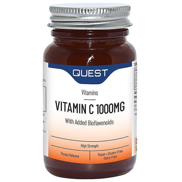 Quest Vitamins Quest vitaminas vitamina C 1000mg guias de lançamento cronometrado 60 (601309) on Productcaster.