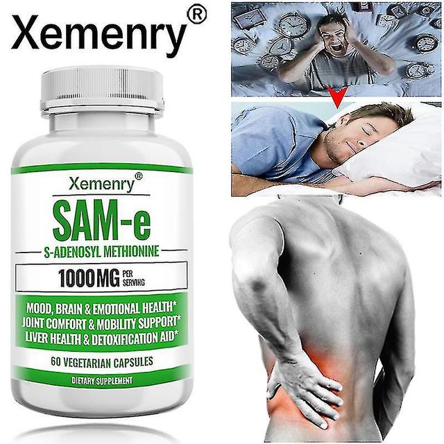 Vorallme Sam-e Suplemento 1000 mg, sin OGM, sin gluten - Apoya el equilibrio del estado de ánimo, la salud del hígado y la comodidad, flexibilidad ... on Productcaster.