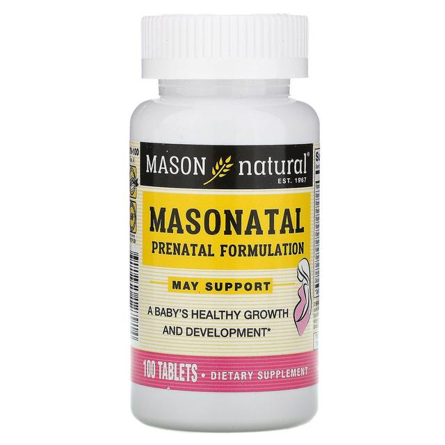 Mason Natural, Formulação pré-natal masonatal, 100 comprimidos on Productcaster.