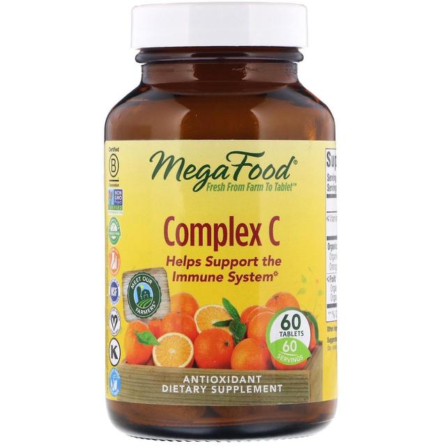 MegaFood, Complexo C, 60 Comprimidos on Productcaster.