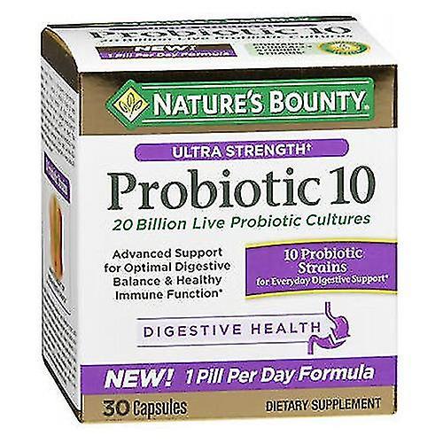 Nature's Bounty Ultra Strength Probiotikum 10, 30 Caps (Balenie 1 ks) on Productcaster.