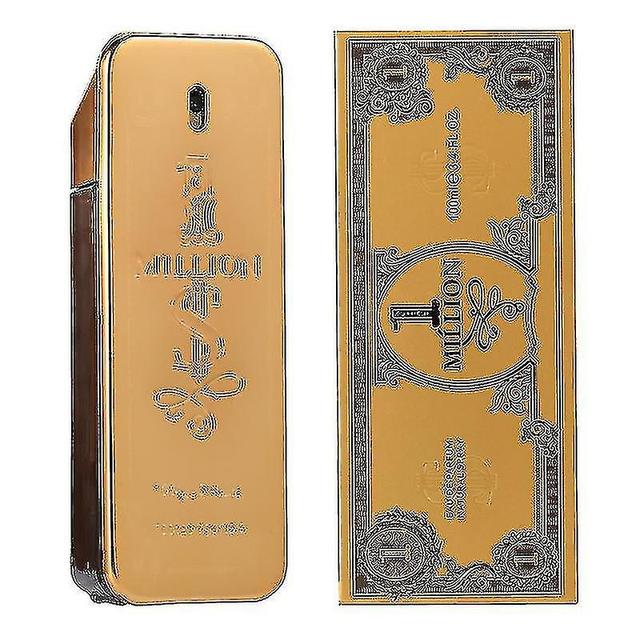 New Cross-border Brand Gold Millionaires Prive Men's Perfume 100ml Temptation Wooden Taste Leather Notes 9057 Tyrant Millions on Productcaster.