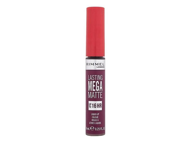 Rimmel London - Lasting Mega Matte Liquid Lip Colour Rock Me Purple - For Women, 7.4 ml on Productcaster.