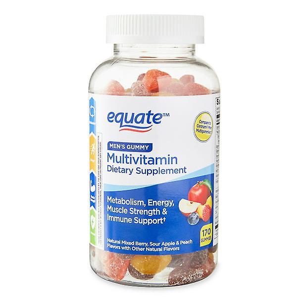 Equate Ligestille mænds multivitamin gummy supplement, 170 tæller on Productcaster.