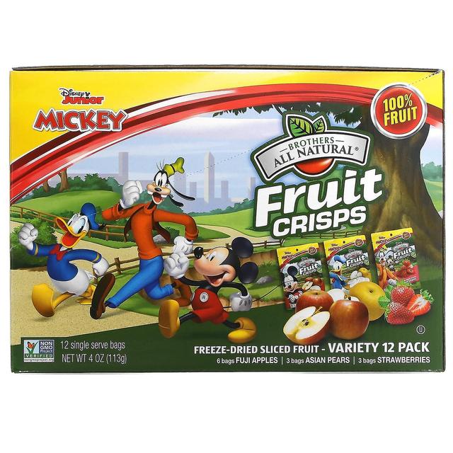 Brothers-All-Natural, Disney Junior Fruit-Crisps, Variety Pack, 12 Packs on Productcaster.