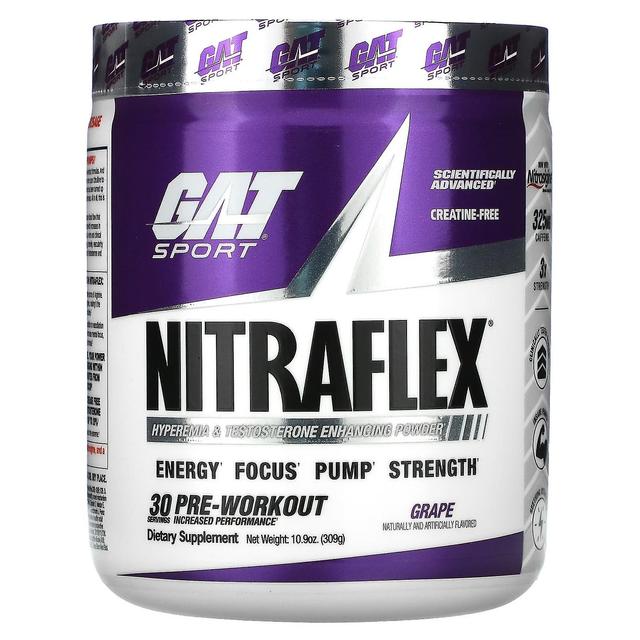 GAT, Sport, NITRAFLEX, Grape, 10.9 oz (309 g) on Productcaster.