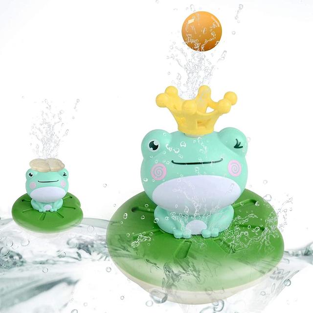 unbrand sysy BAYGE Badespielzeug Kinder,Elektrisches Badewanne Wasserspielzeug Frosch,Badewannenspielzeug Ki on Productcaster.