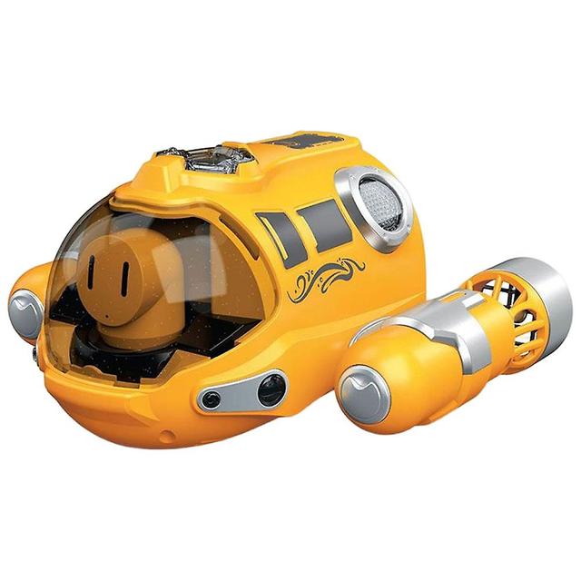 Children's Remote Control Spray Boat Toys Educational Electric Gift Ship Durable Lightweight Boat Toy Yellow on Productcaster.