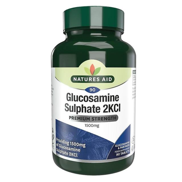 Natures Aid Glucosamine Sulfaat 1500mg (Premium Sterkte), 90 Tabletten (Beter dan 1/2 Prijs!) on Productcaster.