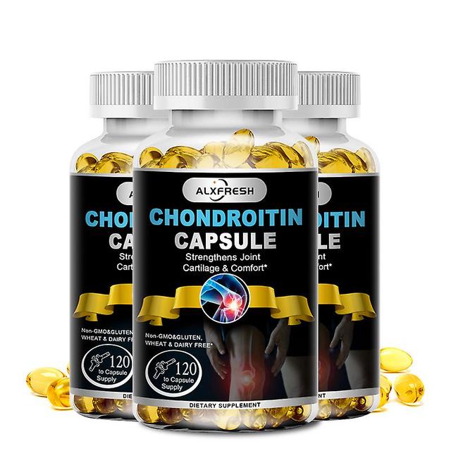 Huamade Hu Chondroitin Glucosamine Calcium Capsules Turmeric Tablet For Knee Relief Pain Joint & Back Health Comfort Supplement Calcium Hu 3X Bottl... on Productcaster.