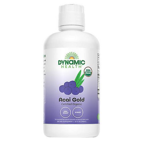 Dynamic Health Laboratories Acai Gold 100% Pure Organic Juice, 32 Oz (Pack of 6) on Productcaster.