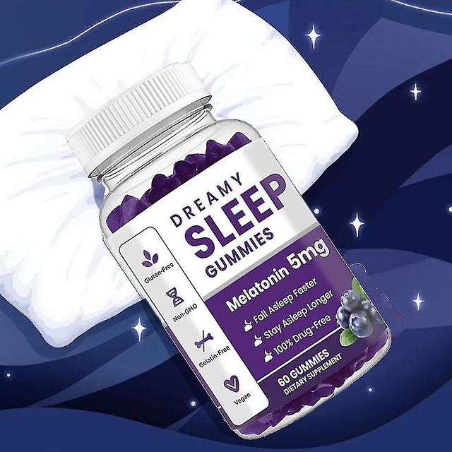 Unitoney 3 Pack Melatonin Gummies Natural Sleep Aid, Sleep Supplement, Vitamins, Supports Restful Sleep, Melatonin Gummies For Adults - 60 Gummies on Productcaster.