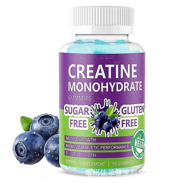 Creatine Monohydrate Gummies For Men Women, Chewables Creatine Monohydrate For Muscle Strength, Muscle Builder, Energy Boost, Pre-workout Supplemen... on Productcaster.