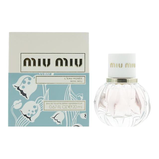 Miu Miu L'eau Rosee Eau De Toilette 20ml Blue on Productcaster.