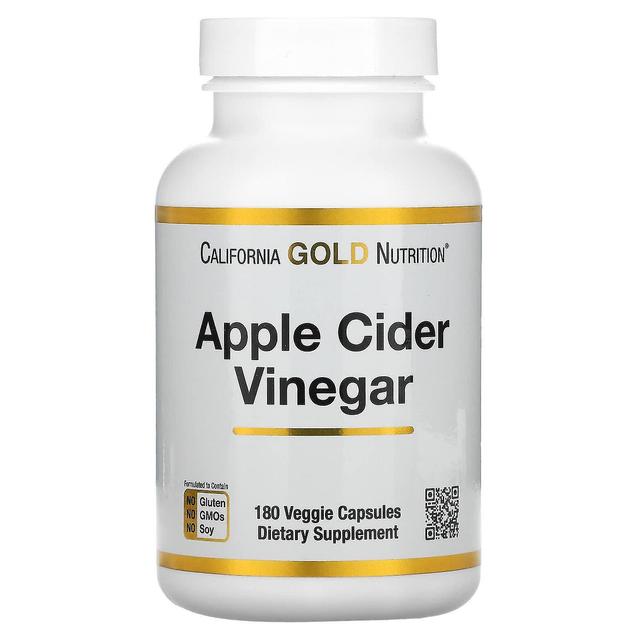 California Gold Nutrition, Apple Cider Vinegar, 180 Veggie Capsules on Productcaster.