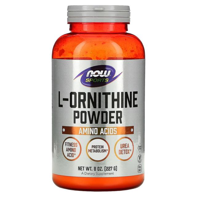 NOW Foods, Urheilu, L-ornitiinijauhe, 8 oz (227 g) on Productcaster.