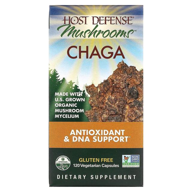 Fungi Perfecti Host Defense, Chaga, 120 Vegetarian Capsules on Productcaster.