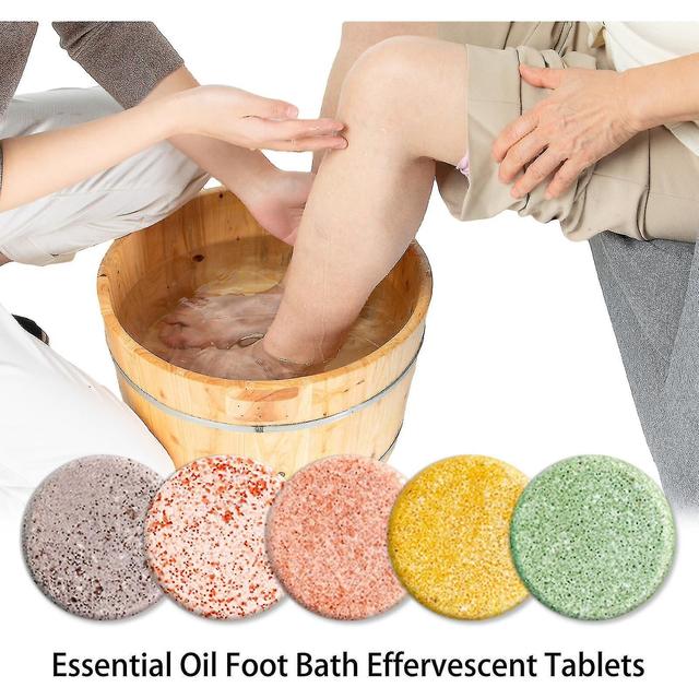 Essential Oil Foot Bath Effervescent Tablets Foot Powder Herbal Foot Bath Old Ginger Foot Bath Tablets Safflower Sleep Beauty Foot Bath Tablets-5pc... on Productcaster.