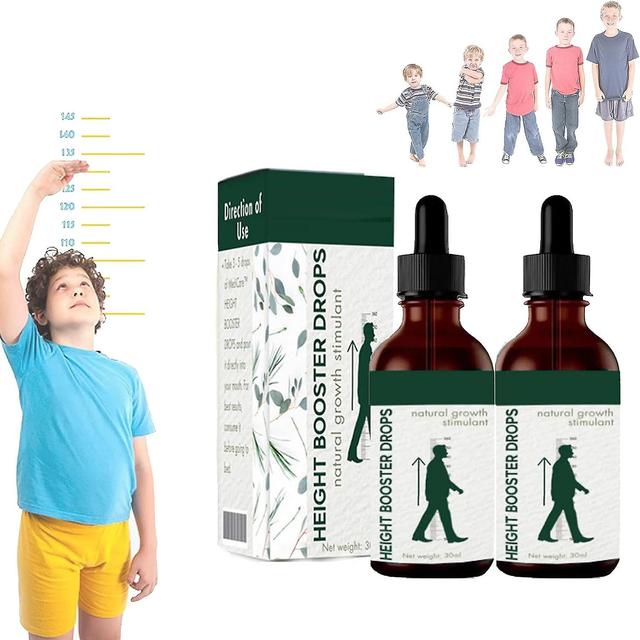 Wtowin Height Growth Essential Oil, Height Booster Drops Natural Height Increase Massage Oil Stimulates For Adolescent Bone Growth 2pcs -30ml on Productcaster.