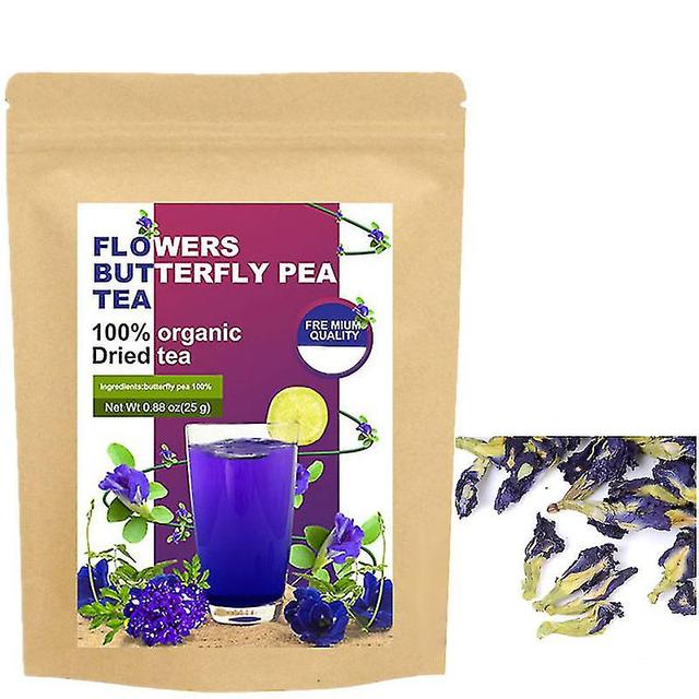 Joy&sunny 100% Pure Natural Blue Butterfly Pea Flower Tea Dried Flowers Coloring Health Amp; Beauty No Tea Polyphenols Hk 25g on Productcaster.