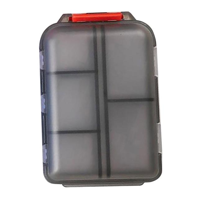 Roadoor Organizador de pílulas com 147 etiquetas DIY 10 compartimentos Clear Pocket Farmácia Travel Capsule Tablet Stora Cinza on Productcaster.