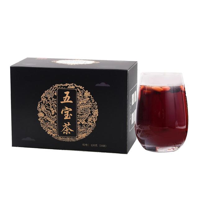 Nourishing Tonic Health Tea with Five Treasures - Ginseng, Polygonatum, Wolfberry, Dried Jujube, and Mulberry on Productcaster.