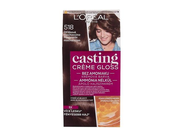 L'Oréal Paris - Casting Creme Gloss 518 Hasselnøtt Mochaccino - For kvinner, 48 ml on Productcaster.