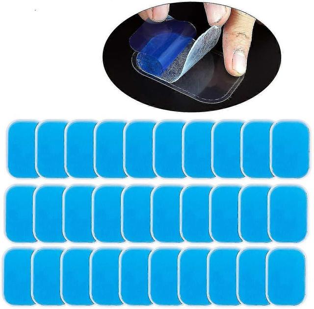 Pack Of 60 Ems Gel Pad, Gels Pad For Ems Trainer Abdominal Trainer Electrical Muscle Stimulation, Abs Trainer Replacement Gel Sheet Replacement Pad, E on Productcaster.