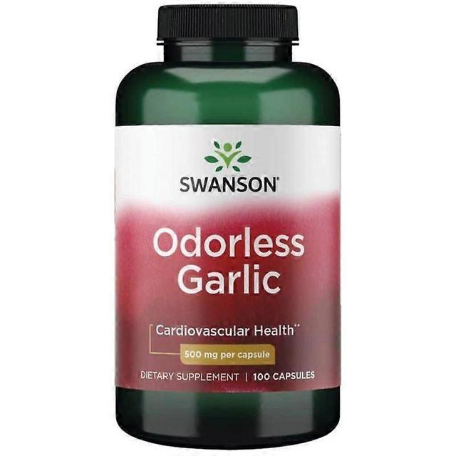 Swanson Odorless Garlic 500mg Capsules 100 on Productcaster.