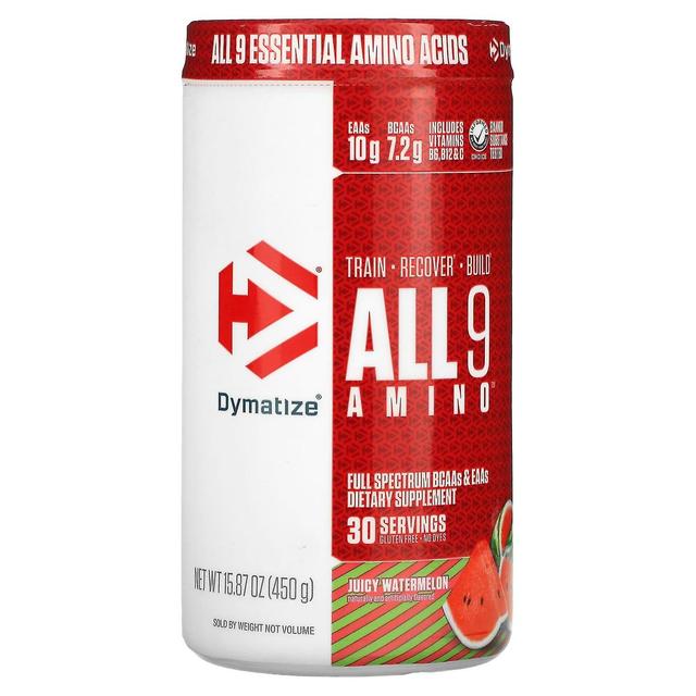 Dymatize, ALL9AMINO, Juicy Watermelon, 15.87 oz (450 g) on Productcaster.